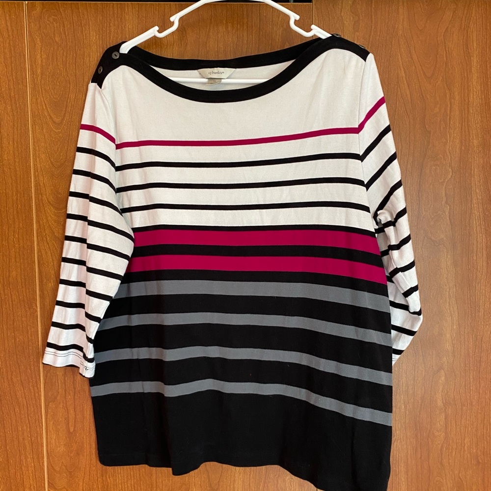 Christopher & Banks Striped Blouse